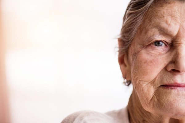 Portrait of a senior woman at home.